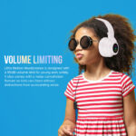 Wireless Bluetooth Headphones (95 db safety limit) WHITE - Image 4