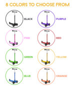 3 Wheel Scooter - Yellow - Image 10