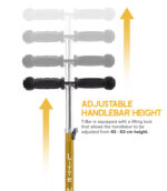 3 Wheel Scooter - Yellow - Image 9