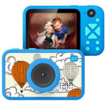 Kids Camera Blue - hot-air balloons