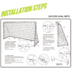 5 feet soccer goal (White) - Image 6