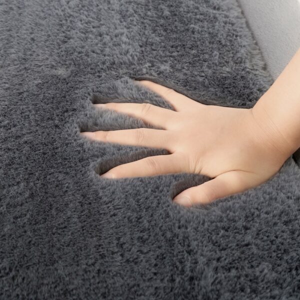 Tatami Rug Faux Fur Deluxe - Dark Gey
