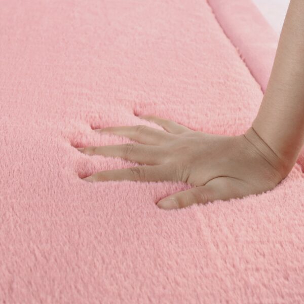Tatami Rug Faux Fur Deluxe - Pink