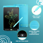 Lcd 10 Inch writing tablet - Blue - Image 4