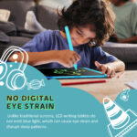 Lcd 10 Inch writing tablet - Blue - Image 5