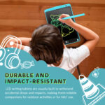 Lcd 10 Inch writing tablet - Blue - Image 6