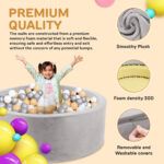 Light Grey Foam Ball Pit Deluxe (balls not included) - Image 4