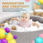 Light Grey Foam Ball Pit Deluxe (balls not included) - Image 3