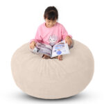 Foam Bean Bag (Beige) - Image 2
