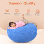 Foam Bean Bag (Blue) - Image 8