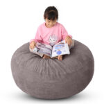 Foam Bean Bag (Grey) - Image 2