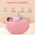 Foam Bean Bag (Pink) - Image 8