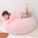 Foam Bean Bag (Light Mauve) - Image 10