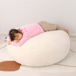 Foam Bean Bag (Beige) - Image 9