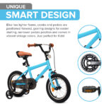 Little Nation 14" Pedal Bike – Blue, Black - Image 4