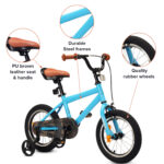 Little Nation 14" Pedal Bike – Blue, Black - Image 7