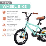 Little Nation 14" Pedal Bike – Green, Black - Image 3