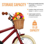 Wicker Basket - 14 inch Bike, Balance Bike, Trike - Image 6