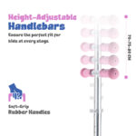 Folding Kids Scooter - Pink - Image 7