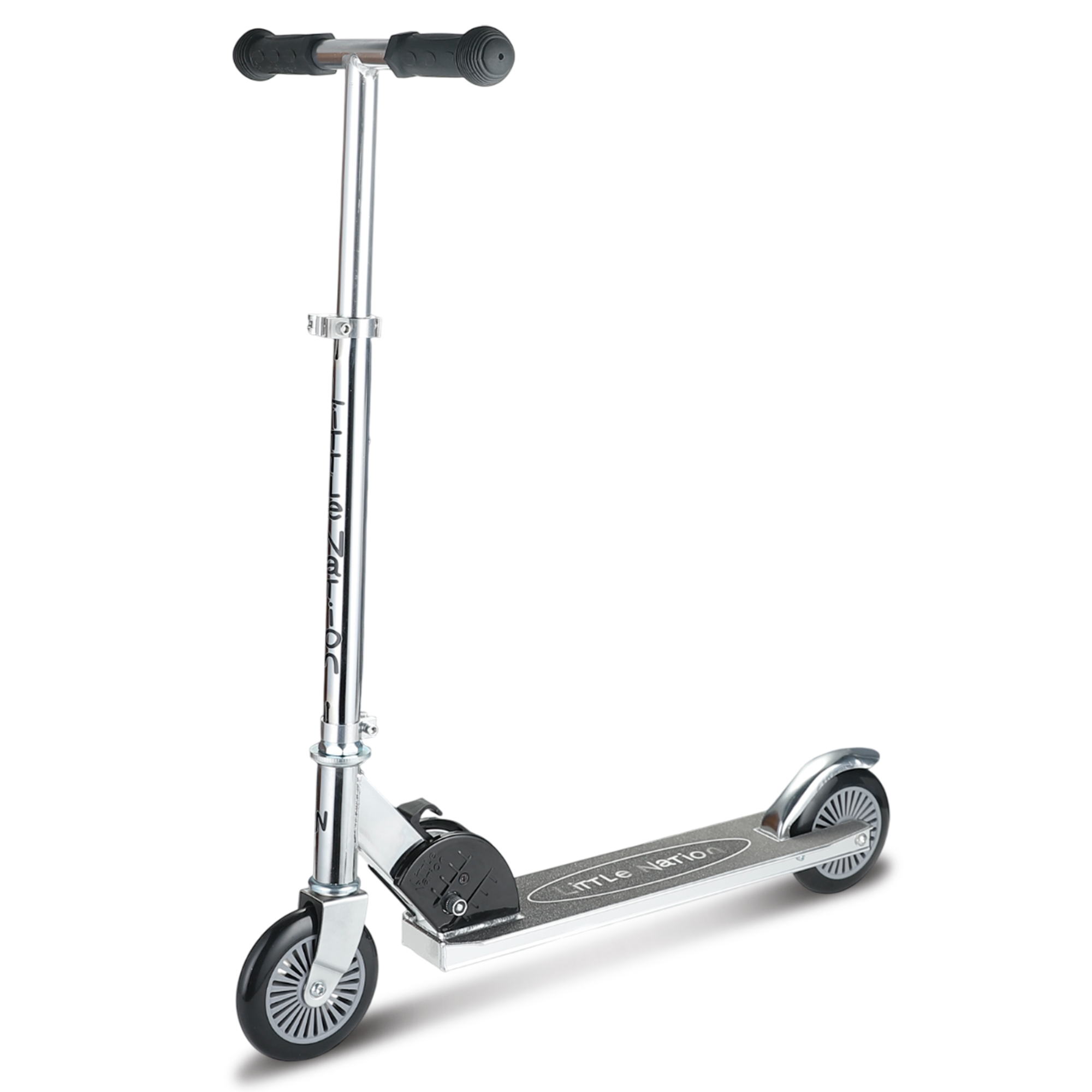 2 Wheel scooter_Listing_Black_1 Folding Kids Scooter - Black - Image 1