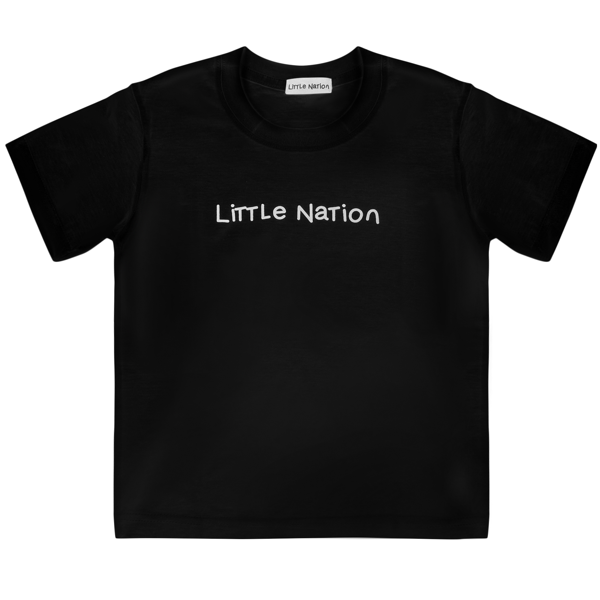 Black 1 Little Nation T-Shirt (Black) - Image 1