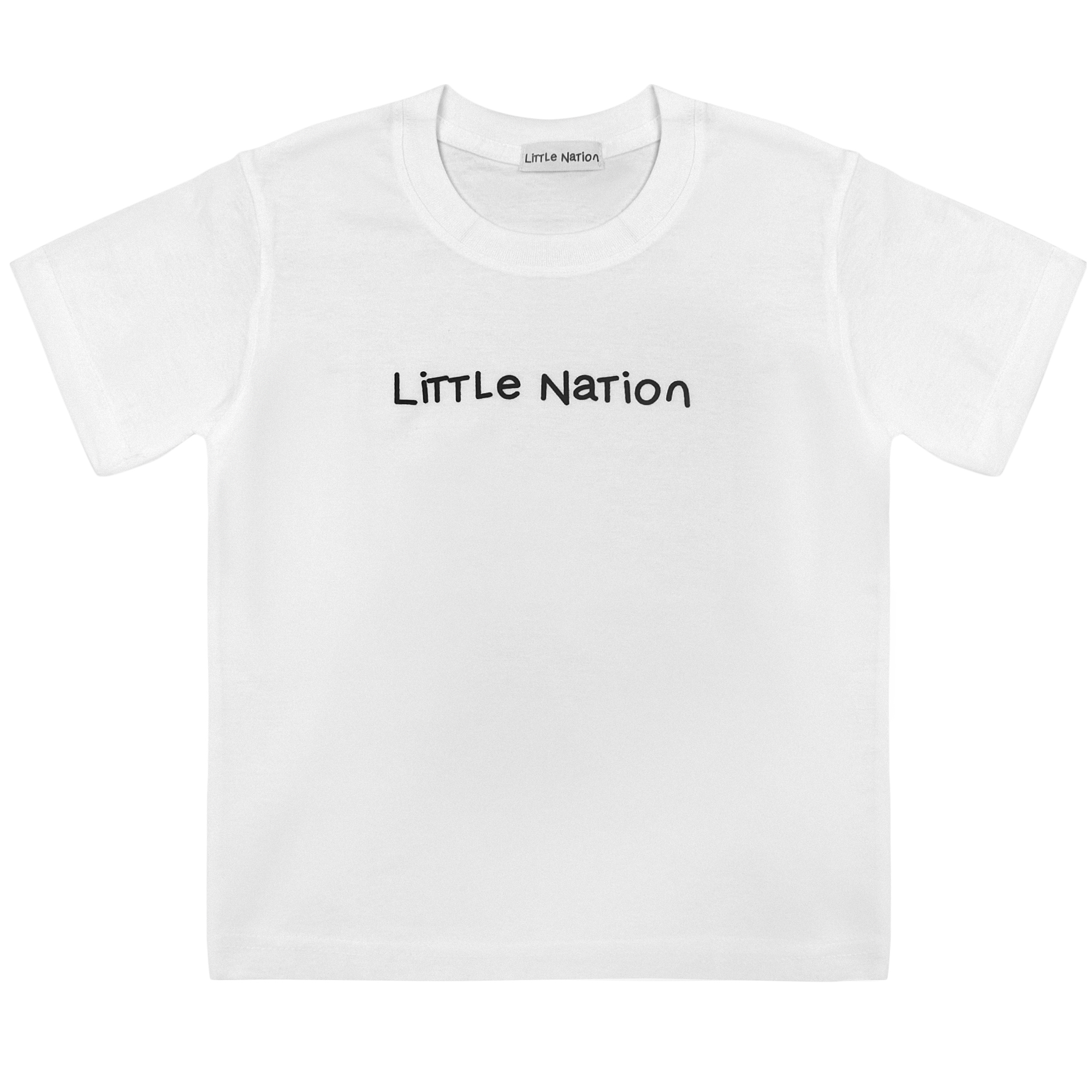 White 1 Little Nation T-Shirts (White) - Image 1